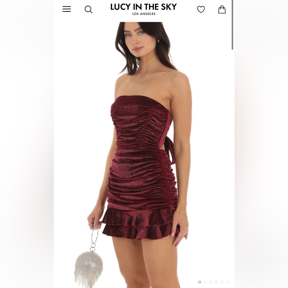 Red Lucy in the sky dress